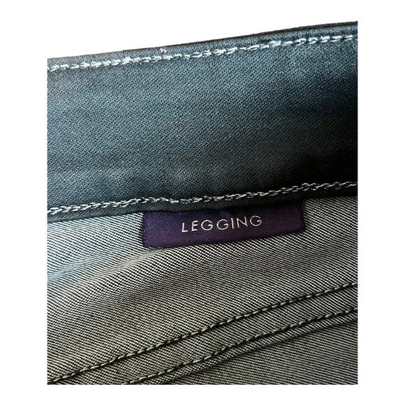 NYDJ Womens Jeans Not Your Daughters Jeans Stretch Leggings Charcoal Gray Grey 8 - Picture 5 of 7